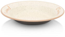 Metalac Farfurie Adanca Metalac Bakery Metal Emailat Diametru 22CM Maro/Bej (380991)