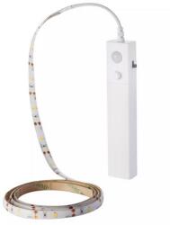 V-TAC Banda LED cu senzor de miscare si alimentare baterii V-Tac 2573 2835 2.4W 1m 2700K Alb cald (SKU-2573)