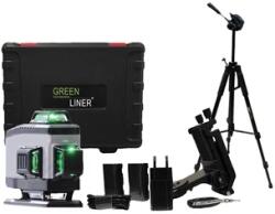 Green Liner 4DXL verde nivela laser cu linii Raza de masurare: 0 - 20 m | Cu acumulator si incarcator | In valiza (GL4DXL)