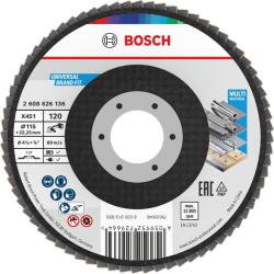 Bosch X451 Lamellás tárcsa, 115 × 22, 23 mm, G120, T27 2608626136 (2608626136)