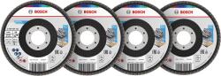 Bosch X451 Lamellás tárcsakészlet, 115 x 22, 23 mm, G40; 60; 80; 120, T29 2608626161 (2608626161)