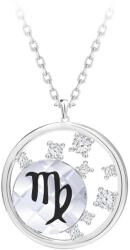 Preciosa Ezüst nyaklánc cseh kristállyal Szűz Sparkling Zodiac 6150 89 (lánc, medál)