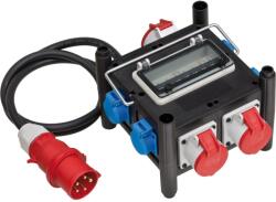 brennenstuhl 1153690400 elektromos elosztó 2 M 5 AC kimenet(ek) Szabadtéri Fekete, Kék, Vörös (1153690400)