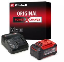 Einhell akku + töltő pxc starter-kit 18v 5, 2ah (4512147)