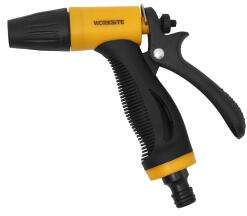 WORKSITE locsolópisztoly, 3in1, multifunkciós, állítható vízsugár, reteszelhető a működés (WTSN002) (WTSN002)