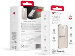 Forcell F-ENERGY F5K8 Super Slim powerbank kompatibilis MagSafe PD3.0 QC4.0 15W 5000 mAh titán desszert