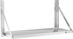 Royal Catering Fali polc - összecsukható - 80 x 30 cm - 40 kg - rozsdamentes acél (RC-BFWH8030)