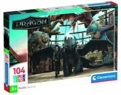 Clementoni 104 db-os puzzle - Így neveld a sárkányodat (25079) (25079)