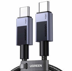 UGREEN L513 USB-C-USB-C kábel, Power Delivery (PD) 240W, 1m, 480Mbps (Star Gray) (45067) - scom