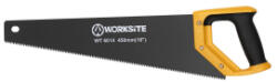 WORKSITE rókafarkú kézi fafűrész, 450mm hosszú vágóél, kényelmes gumi markolat (WT6014) (WT6014)