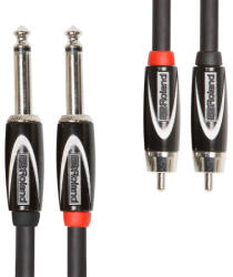 Roland RCC-5-2R28 2x6, 3 mm jack - 2xRCA kábel, 1.5 m