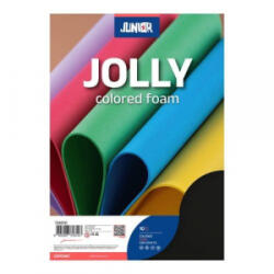 Junior Kreatív dekor gumilap A/4, fekete 10 db/csomag (134070) (134070)