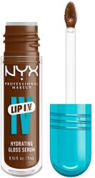 NYX Cosmetics NYX Professional Makeup Lip IV, Hydrating Gloss Stain ajakfény, 18 Drippin' Nude, 5 ml Cocoa Quench 5 ml