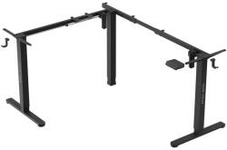Mark Adler Elektromos állítható magasságú keret állvány, sarok asztal szabályozható, 72-118 cm, 2 motor , teherbírás 80 kg, Fekete (XENO_76)