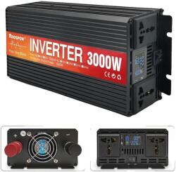  Tiszta szinuszhullám -inverter, 24 V -os bemenet, 220 V kimenet, 1500W névleges teljesítmény, 24 V 3000W