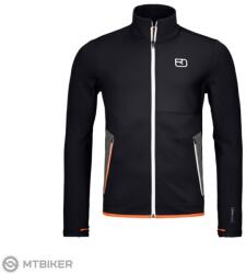ORTOVOX Merino Fleece pulóver, fekete holló (L)