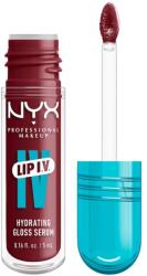 NYX Cosmetics NYX Professional Makeup Lip IV, Hydrating Gloss Stain ajakfény, 18 Drippin' Nude, 5 ml Drippin' In Rose 5 ml