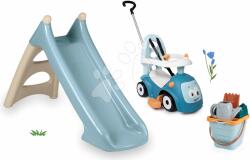Smoby Set tobogan Toboggan XS Smoby lungime de 90 cm şi set pentru nisip cu moară (SM820630-1)
