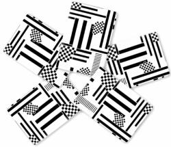 Tradag jegyzetfüzet, B&W fehér, 9x13 (0000_9105B)