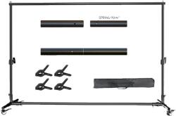  Fotózás háttere, mozgatható állvány, karácsonyi party dekoráció, 2x3m