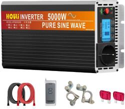  Tiszta szinuszhullám -inverter, névleges teljesítmény 3000W/6000W, USB kimenet 5V/2.1a, Csúcsteljesítmény 5000W 12 V