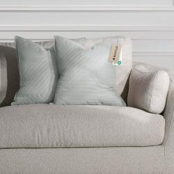  RESTILO díszpárnahuzat SOFTA szín szürke dombornyomott anyag mikroszálas 45x45