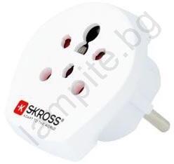 SKROSS pa60 - Пътен адаптер за Индия, Израел и Дания (sl1698)