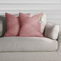  RESTILO díszpárnahuzat SOFTA szín púderrózsaszín dombornyomott stílus glamour anyag mikroszálas 45x45