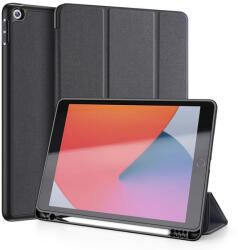 Dux Ducis Калъф с Pen Поставка за iPad 9/ 8/ 7 10.2", Dux Ducis Domo Case, Черен (6934913073803)
