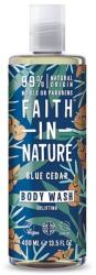 Faith in Nature Gel de dus natural pentru barbati cu Cedru Albastru, 400 ml