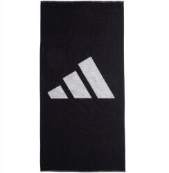 Adidas 3BAR törölköző Larg nagyméretű frottír törölköző 140x70 cm fekete (IU1289)