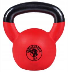 Gorilla Sports Kettlebell súlyzó gumírozott felület 16 kg (100491-00008-0021) - allegro