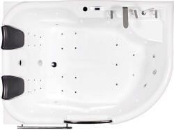 Wellis Dublo E-Drive TOUCH hidromasszázs sarokkád 180x130 cm - Balos kivitel