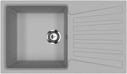 Ulgran U-703 Gránit egymedencés csepptálcás mosogatótálca 830 x 480 x 210 mm - Grafit (U-703-342)