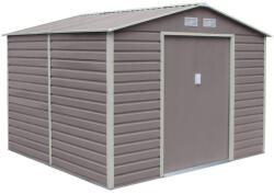 G21 GAH 706 - 277 x 255 cm-es kerti fém ház, szürke - sérült csomagolás - 63900553 (63900553)