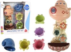 LEAN Toys Tengeri Állatos Sea Waterfall Fürdőkészlet 12234 (12234) (12234)