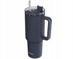 QUOKKA Stream with straw 1200 ml Black (40044) (40044)