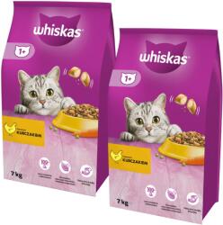 Whiskas WHISKAS Száraz macskatáp 1+ csirkével (2x7kg)