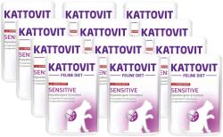KATTOVIT Kattovit Sensitive csirke+kacsa 12x85g tasak