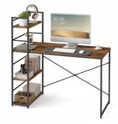 LEOBERT MAX 4.0 Számítógépasztal - Rusztikus / Fekete Lábak (model_2872_1) (model_2872_1)