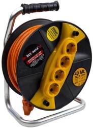 Berger Rola Prelungitor Cablu, 40 m, 3 x 2.5 mm, 4 Prize (ZLN-EXT5659)
