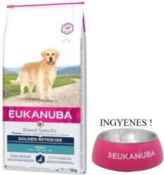 EUKANUBA Eukanuba Adult Golden Retriever 12 kg + Eukanuba tál INGYEN!
