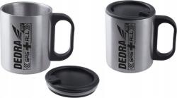 Dedra Rozsdamentes Acél Bögre Műanyag Tetővel (DED69201) (DED69201)