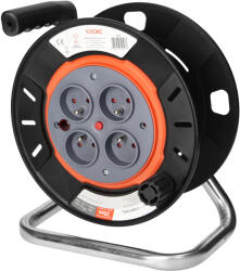  Kábelcsörlő 25m 4 dugalj IP20 230V 16A (CR-3)