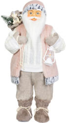 MagicHome karácsonyi dekoráció, Mikulás ajándékokkal, fehér, 60 cm (TC8095510)