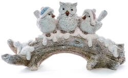 MagicHome karácsonyi dekoráció, Madarak az ágon, 31 x 9, 5 x 16, 5 cm (TC8090485)