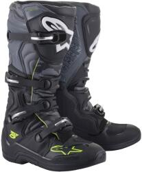 Alpinestars TECH 5 motoros csizma fekete-szürke-fluo sárga