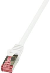 LogiLink CAT6 S/FTP Patch Cable PrimeLine AWG27 PIMF LSZH white 0, 25m (CQ2011S)