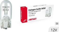 AMiO Halogén Izzó W5W 12V 5W T10 W2.1x9.5d 10 db (V31AC-AMI-01483) (V31AC-AMI-01483)