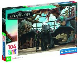 Clementoni 25079 - Így neveld a sárkányodat - 104 db-os puzzle (25079)